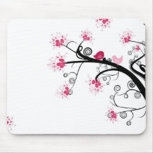 Sakura Japanese Cherry Blossoms Mousepad