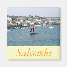 Salcombe, Devon Refrigerator Magnet
