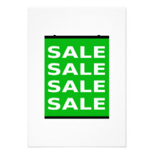 Sale Sign Announcement