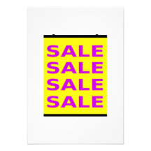 Sale Sign Custom Announcements