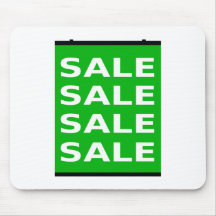 Sale Sign Mouse Pads