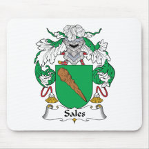Sales Family Crest Mouse Pads