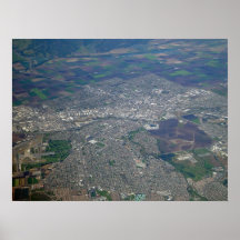 Salinas, California Aerial View Print