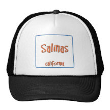 Salinas California BlueBox Trucker Hats