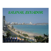 SALINAS, ECUADOR POSTCARD