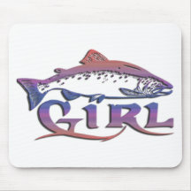 SALMON GIRL MOUSEPAD