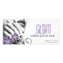 Salon and Spa Gift Certificate Customised Rack Card