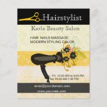 Salon & Spa Hairstylist Custom Flyer