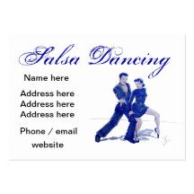 Salsa Dancing Business Cards