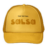 Salsa Dancing Gold Swirls Customisable Hats