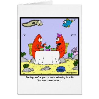 Salt: Fish Cartoon Cards