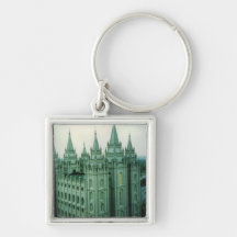 Salt Lake LDS Temple Keychain