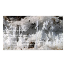 Saltflats Crystals Business Card