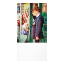 Saluting the Flag Photo Greeting Card