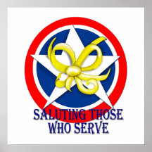 Saluting Those Who Serve Posters