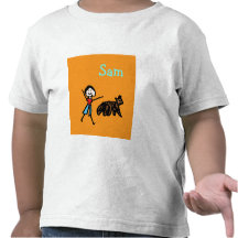 Sam and his Dog - Customised T Shirts