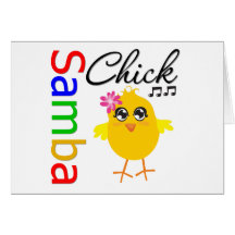 Samba Chick Greeting Cards