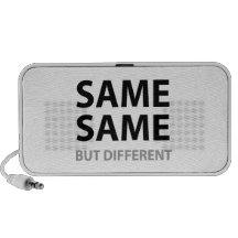SAME SAME but different Travelling Speaker