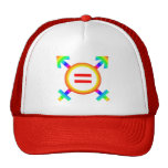 same-sex marriage mesh hats