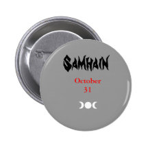Samhain Pinback Button
