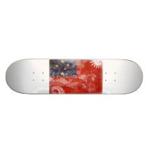 Samoa Flag Skateboard Deck