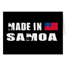 SAMOA GREETING CARD