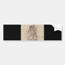 Samurai drinking Sake circa 1800s Bumper Sticker