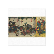Samurai Warriors circa 1850 JAPAN Canvas Prints