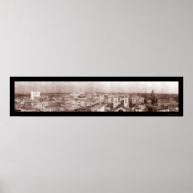 San Antonio Texas Photo 1910 Poster