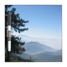 San Bernardino Mountain Moonrise Dry Erase Whiteboard