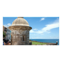 San Cristobal Fort Tower Photo Card