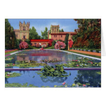 San Diego California Balboa Park Card