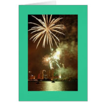San Diego Fireworks Greeting Cards