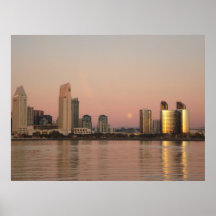 San Diego Moon Rise Print