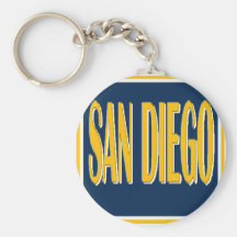 San Diego Quad Keychain