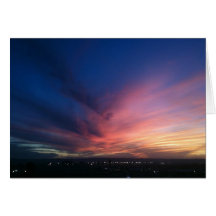 San Diego Sunset Blank Card