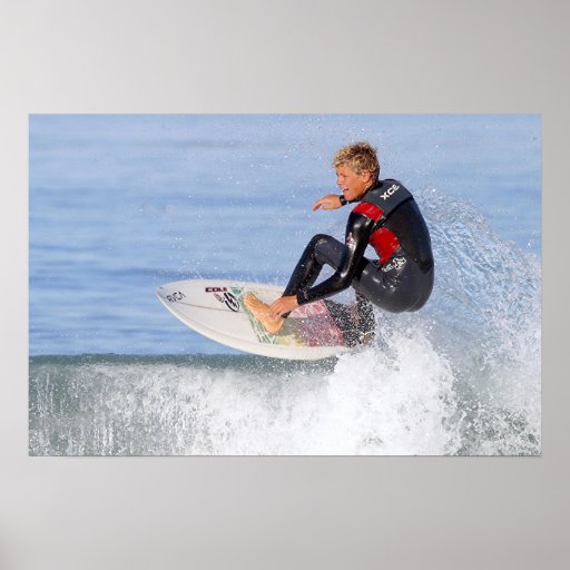 San Diego Surfer Poster