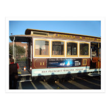 San Franciscan Cable Car Postcard