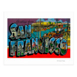 San Francisco, CaliforniaLarge Letter Scenes Postcard