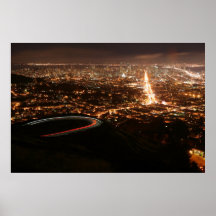San Francisco From Twin Peaks Posters