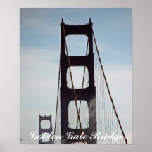 San Francisco, Golden Gate Bridge Poster
