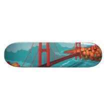 San Francisco Golden Gate Bridge Skate Decks