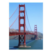 San Francisco Golden Gate Custom Invitation