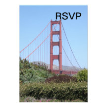 San Francisco Golden Gate Personalized Invite