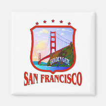 San Francisco Refrigerator Magnet