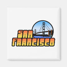 San Francisco Refrigerator Magnets