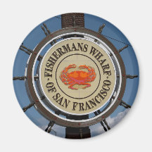 San Francisco Warf Refrigerator Magnet