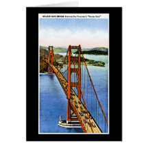 San Francisco's Bridge Greeting Card
