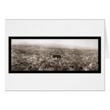 San Jose CA Aerial Photo 1906 Greeting Card