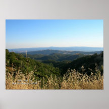 San Jose Foothills 2 Print - Select Your Frame